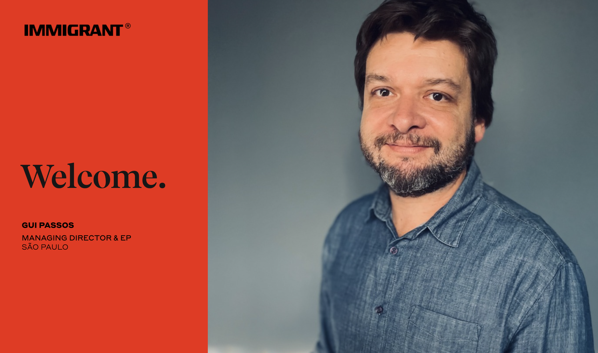 Guilherme Passos joins Immigrant as managing director in São Paulo Guilherme Passos joins Immigrant as managing director in São Paulo